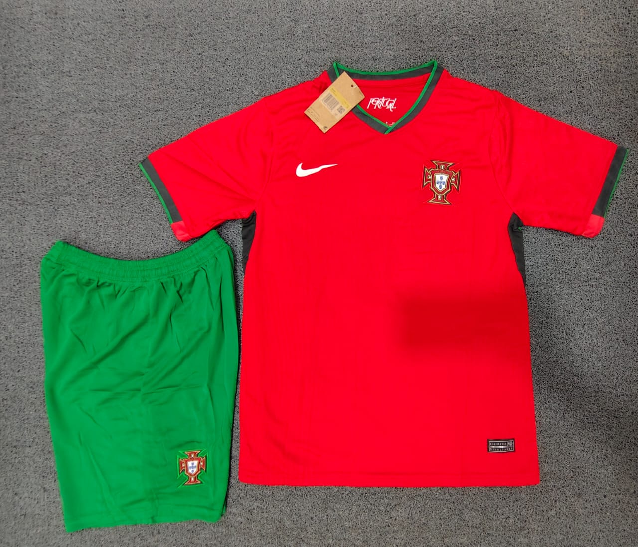 Euro 2024- Portugal New Home Jersey with Shorts
