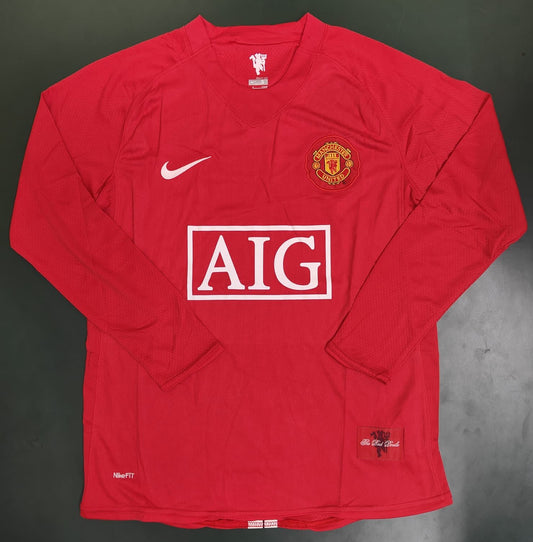 Manchester United Vintage Full Sleeves Jersey 2007-08