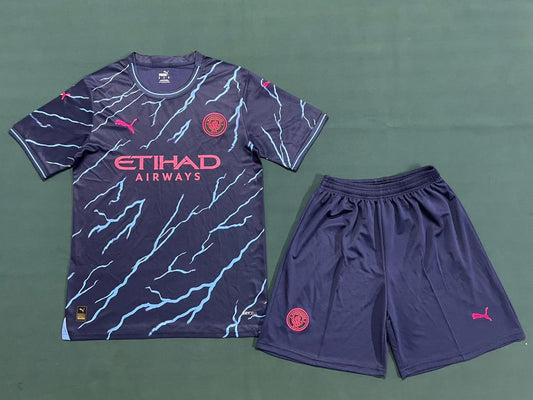 Manchester City Third Jersey with Shorts- Season 2023-24