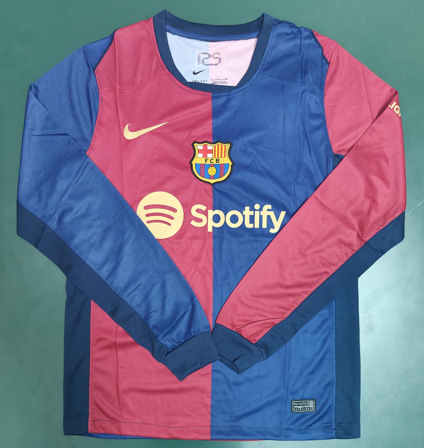 Barcelona Latest Home Jersey Full Sleeves - Season 2024-25