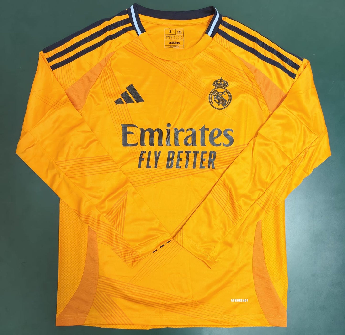 Real Madrid Latest Away Football Jersey - Full Sleeves - Season 2024-25