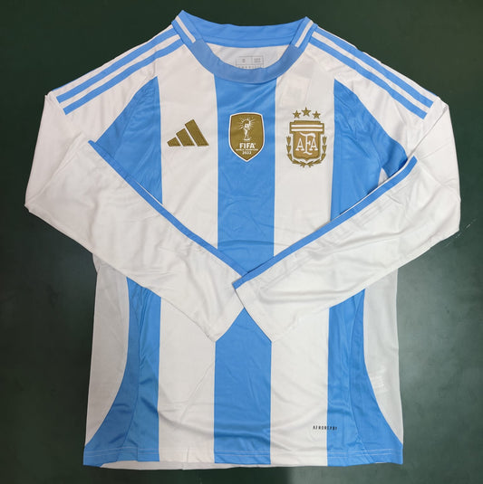 Argentina Home Full Sleeves Football Jersey - 2024