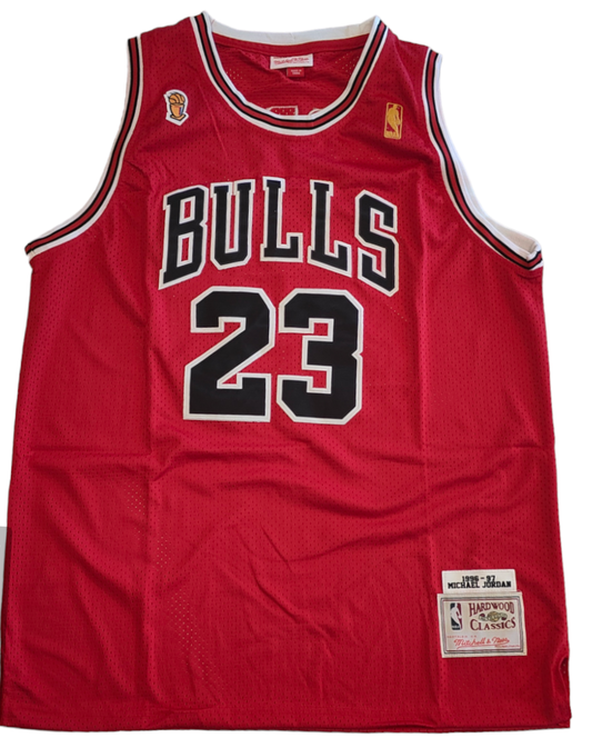 Michael Jordan #23 Chicago Bulls Jersey Red 1997/98 Men's Basketball Classics Jerseys -Red
