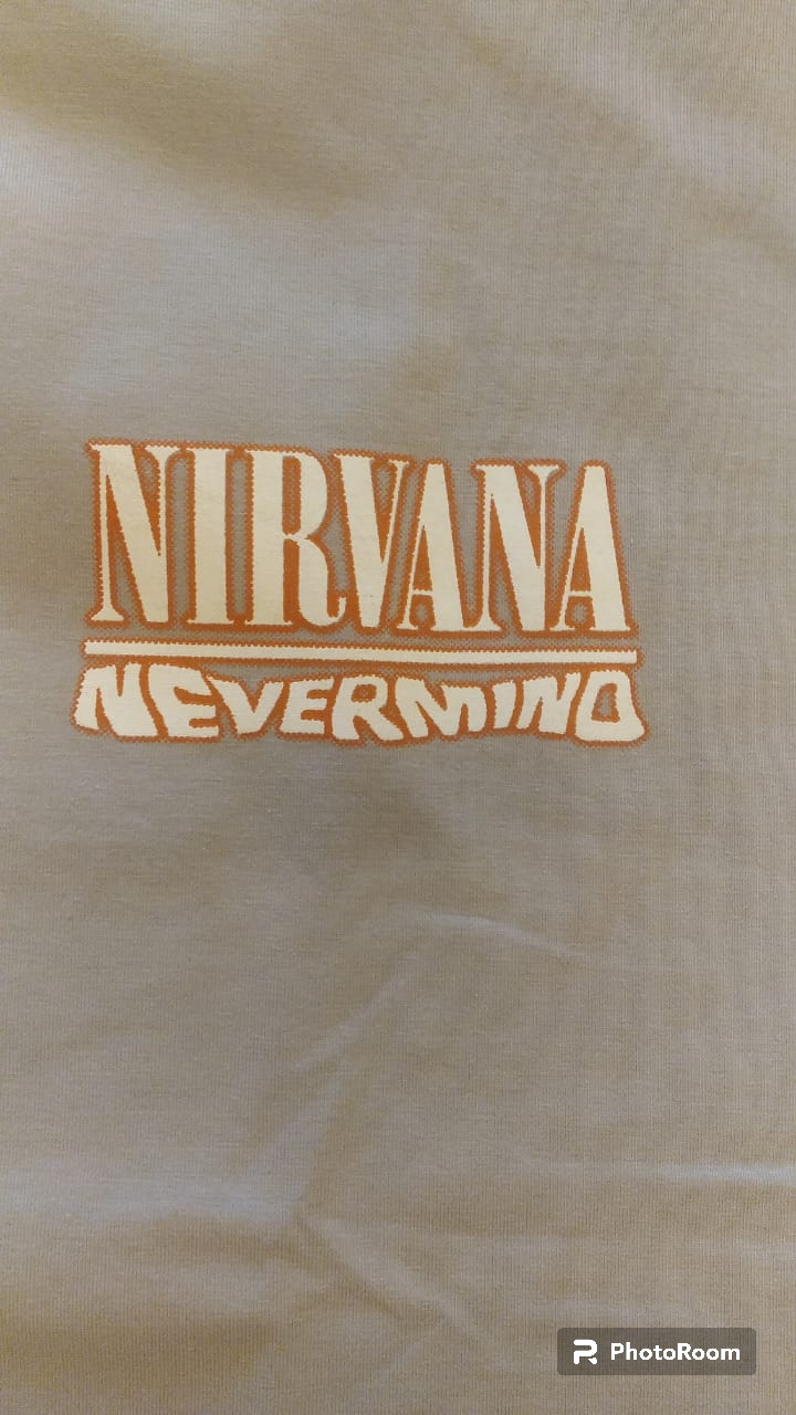 NIRVANA MEN OVERSIZED T-SHIRT- GREY