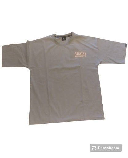 NIRVANA MEN OVERSIZED T-SHIRT- GREY