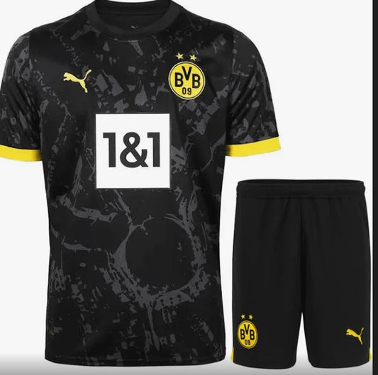 Dortmund Away Football Jersey 2022-24- with shorts