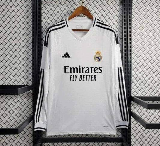 Real Madrid Home Football Jersey Full Sleeves -2024/25 Season