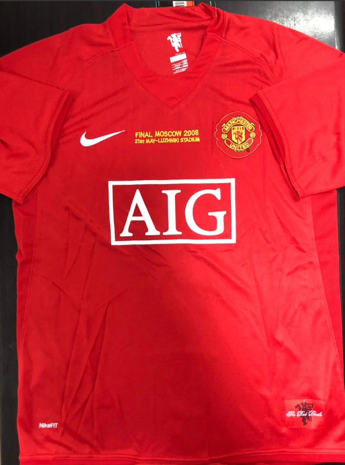 Ronaldo Manchester United Vintage Football Jersey 2007-08