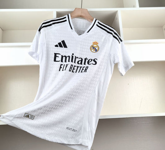 Real Madrid Latest Home Football Jersey-Player Version - Season 2024-25