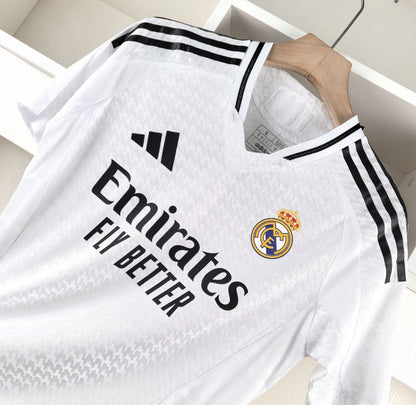 Real Madrid Latest Home Football Jersey-Player Version - Season 2024-25