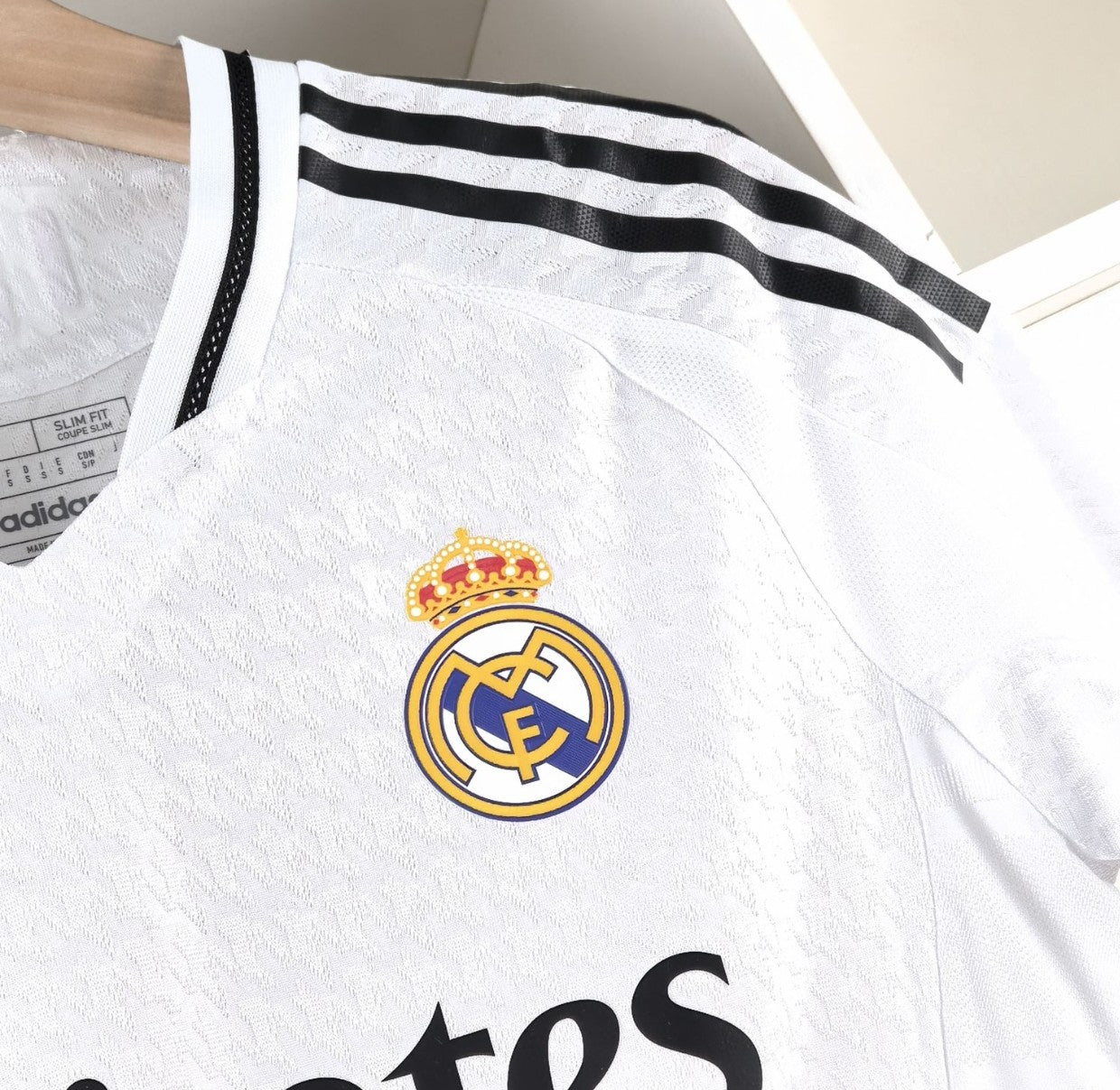 Real Madrid Latest Home Football Jersey-Player Version - Season 2024-25