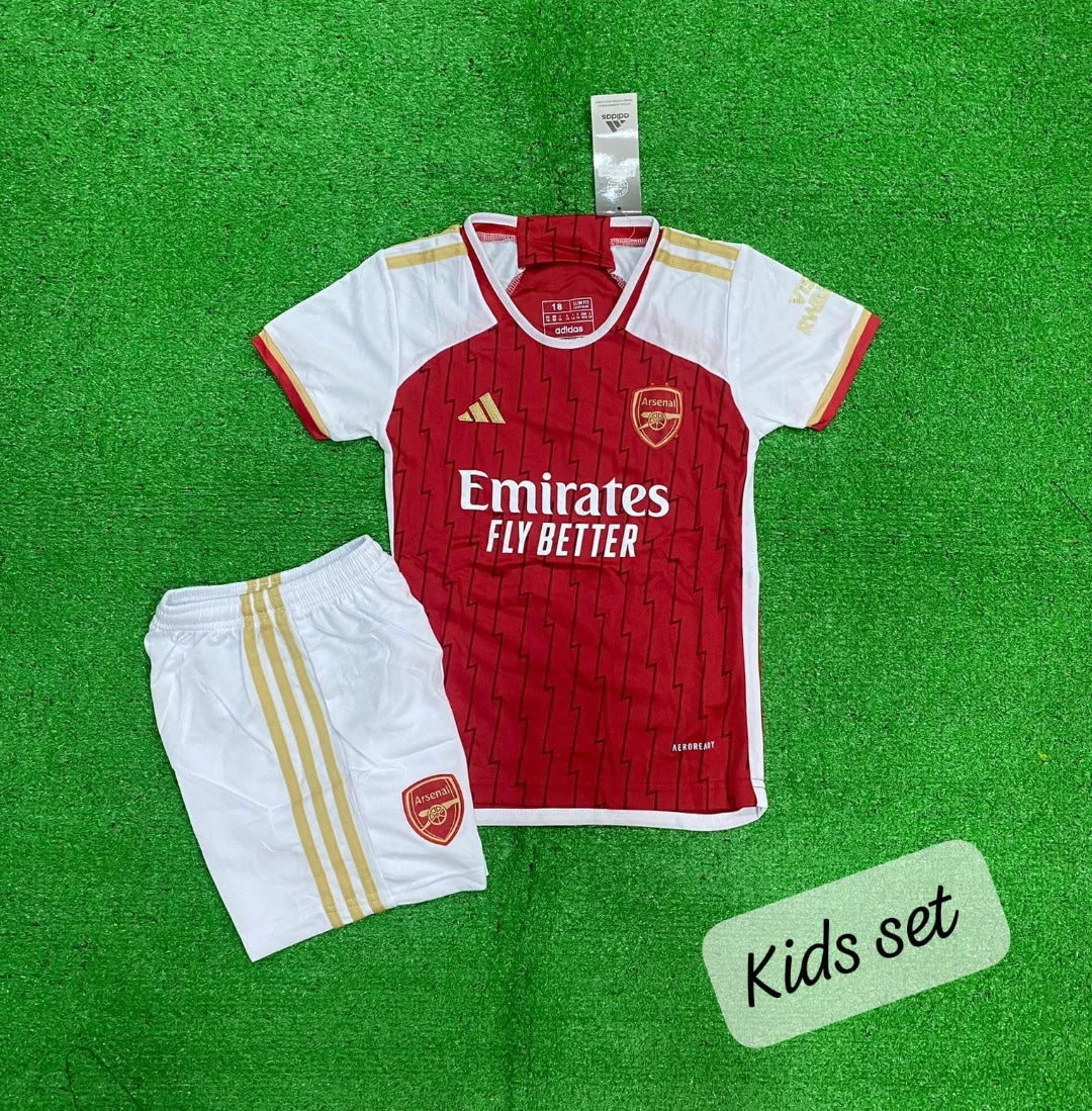 ARSENAL HOME KIDS JERSEY SET 2023-24